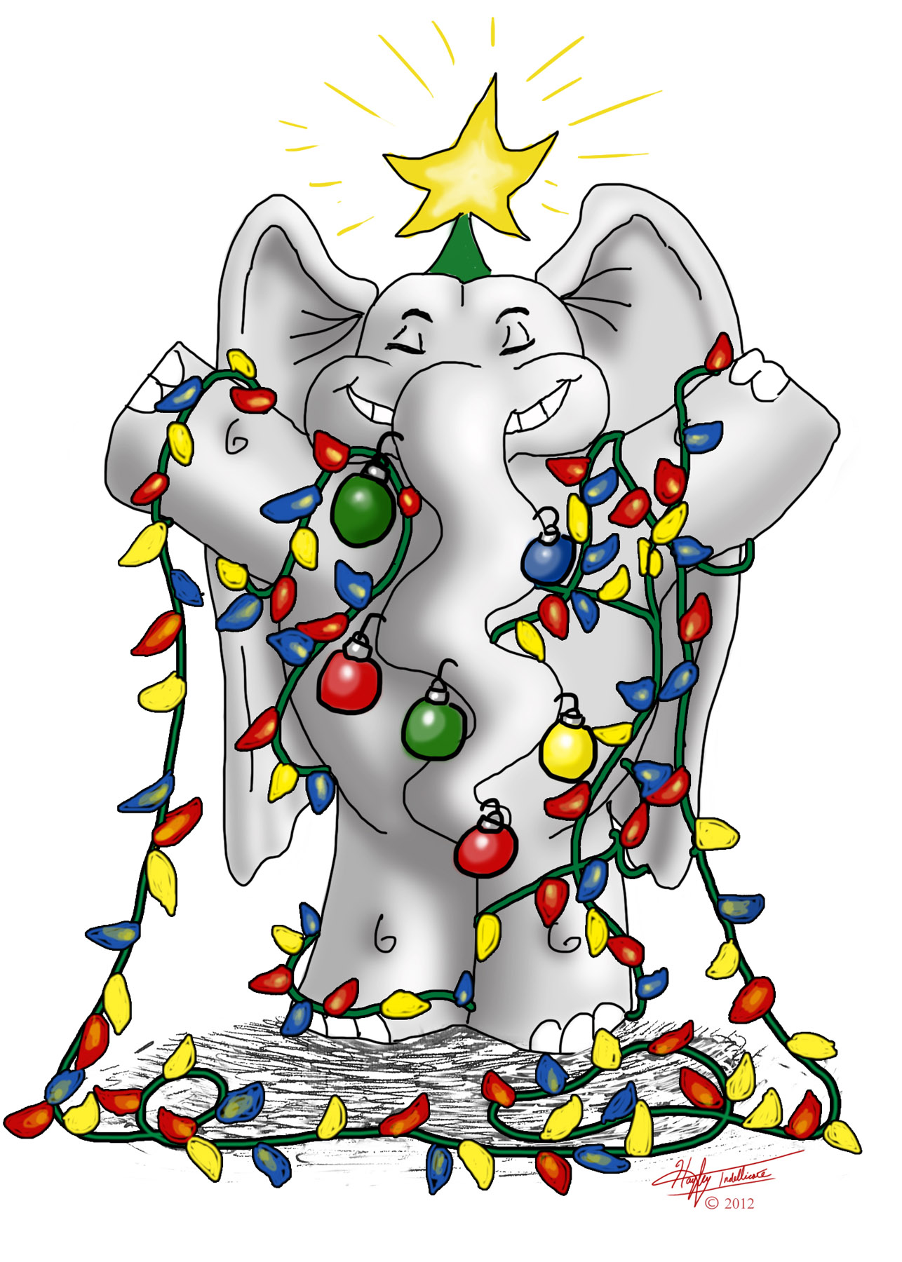 Hathi Holiday Character