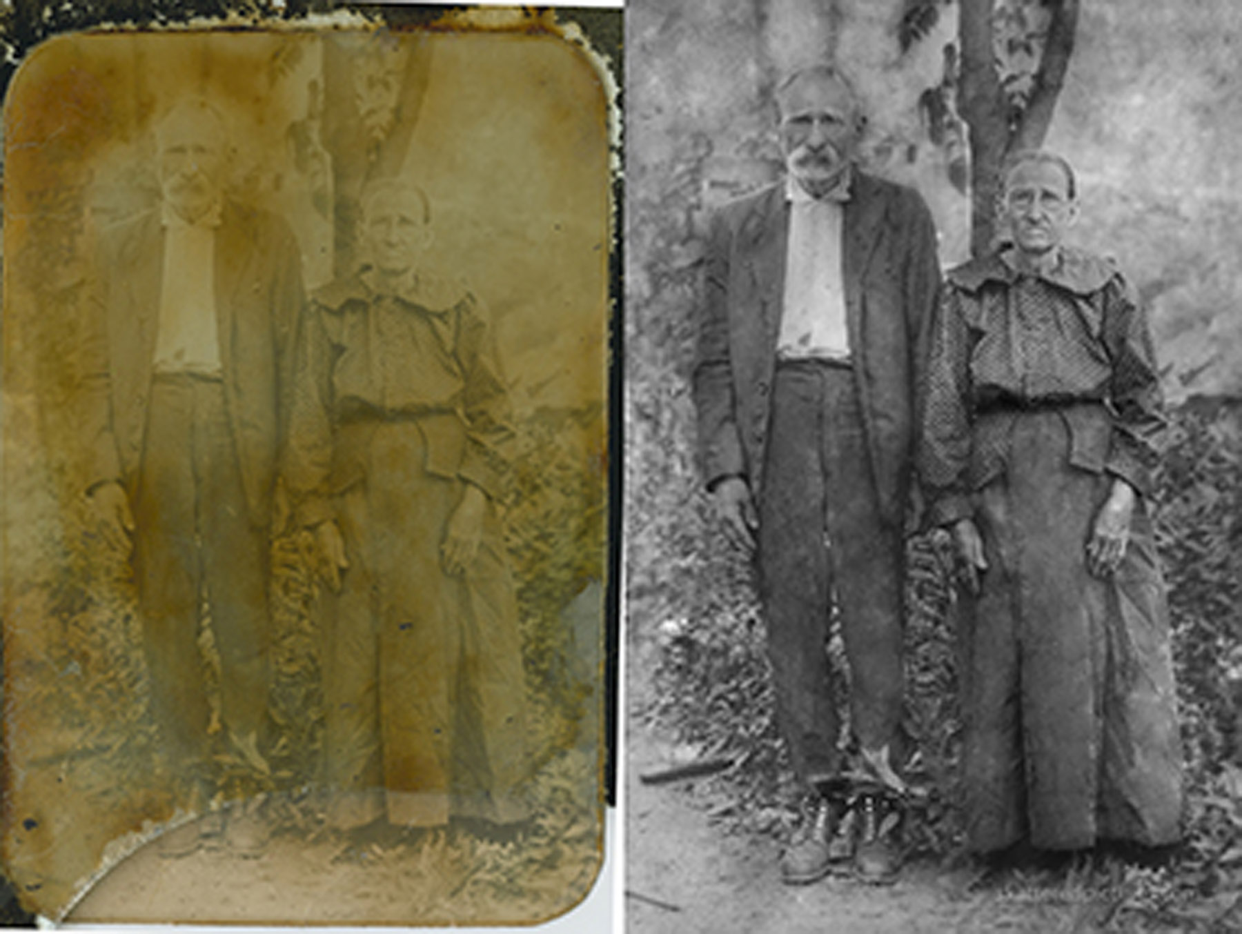 Elderly Couple — Tintype Revived