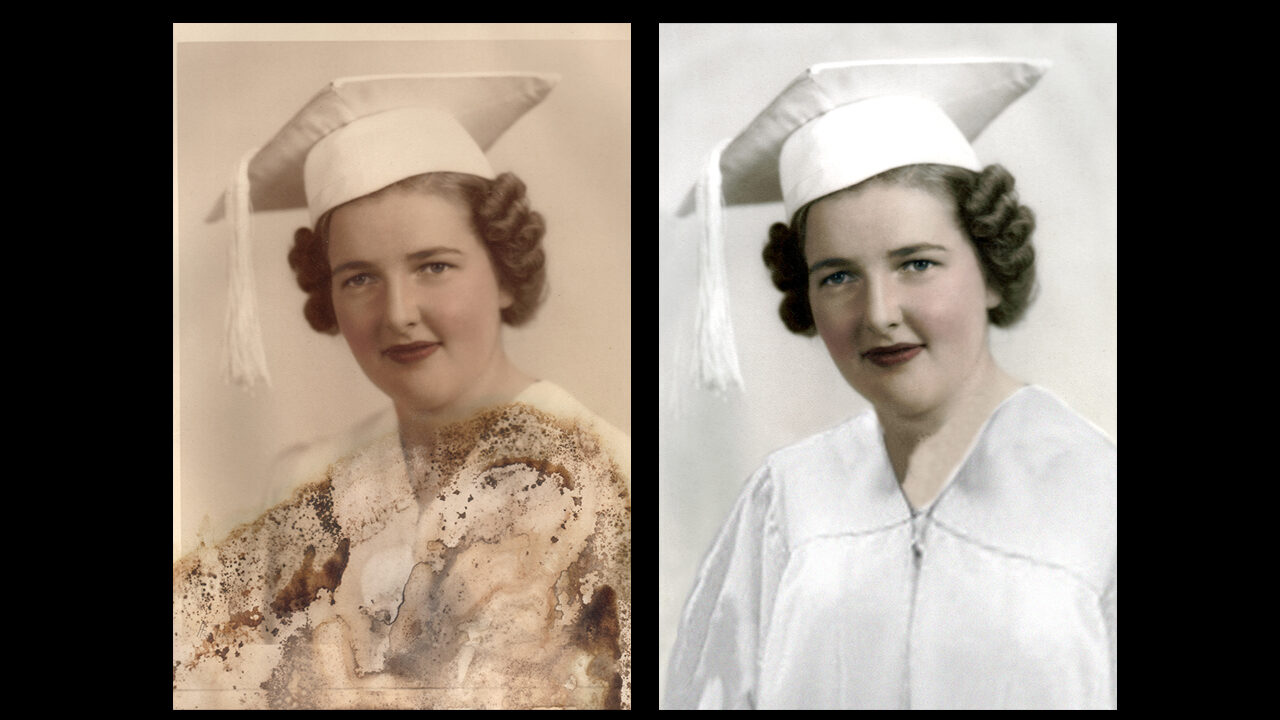 Graduate — Restored & Colorized