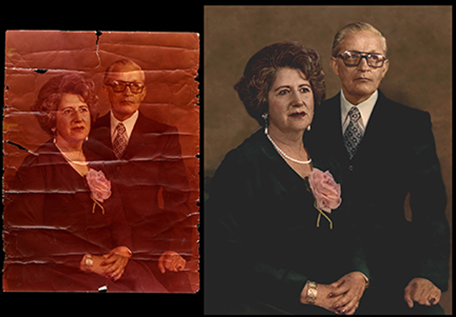 Anniversary Portrait — Color Corrected
