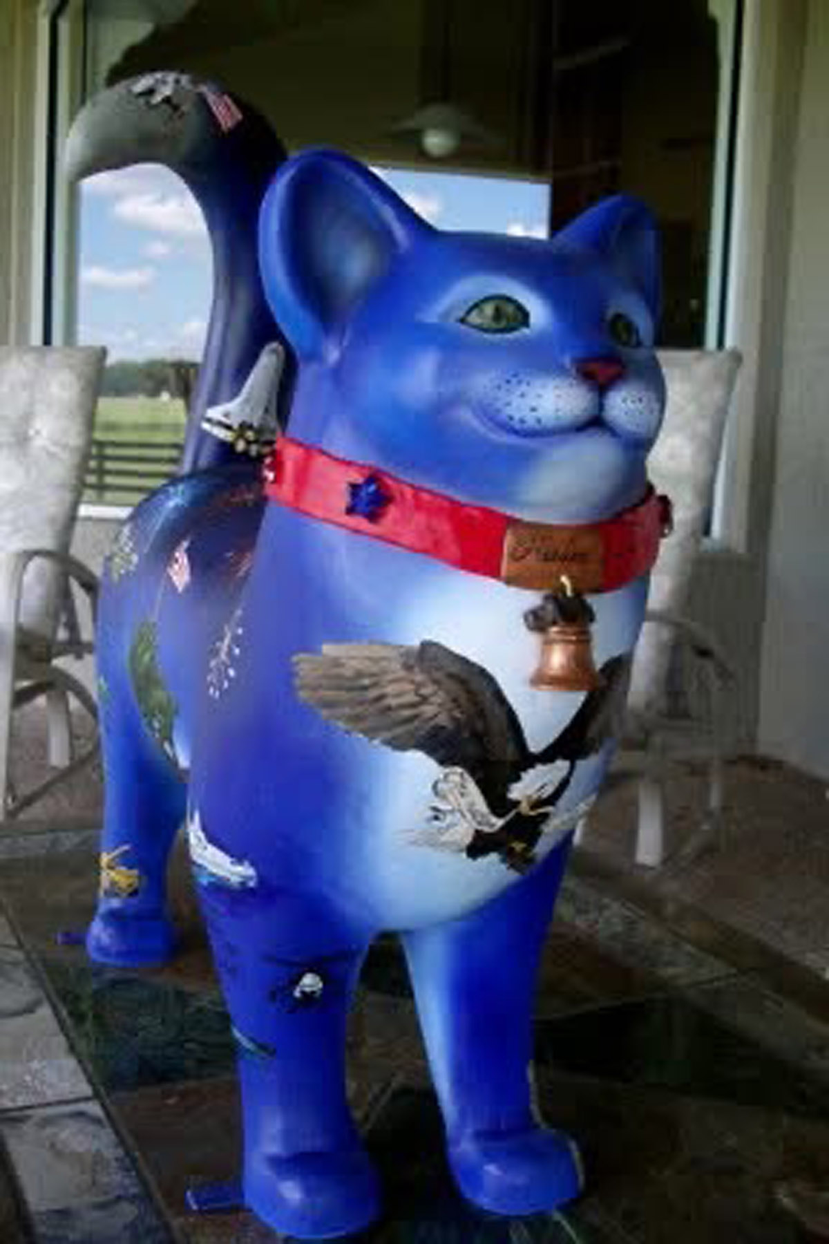 Freedom Cat Sculpture