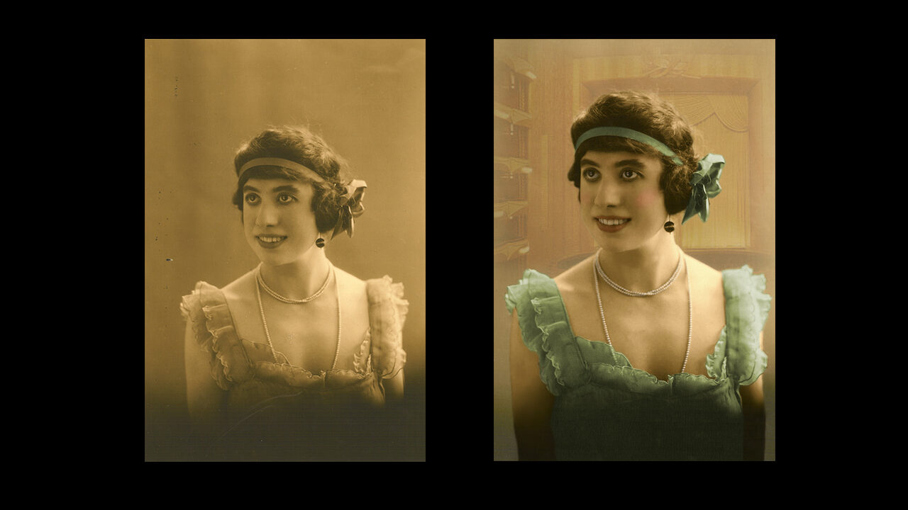 Claire — Restored & Colorized